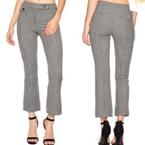 Derek Lam 10 Crosby gingham flared Cropped Pants